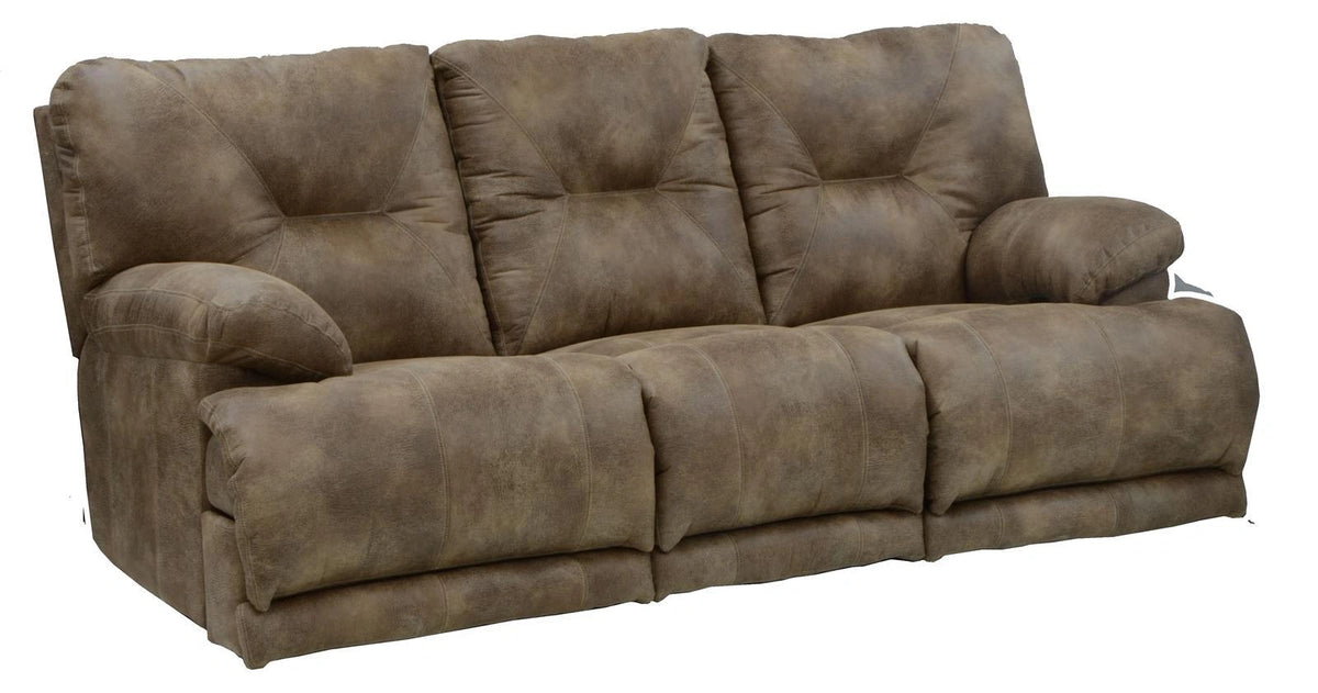 Catnapper Voyager Lay Flat Reclining Sofa with Drop Down Table in
