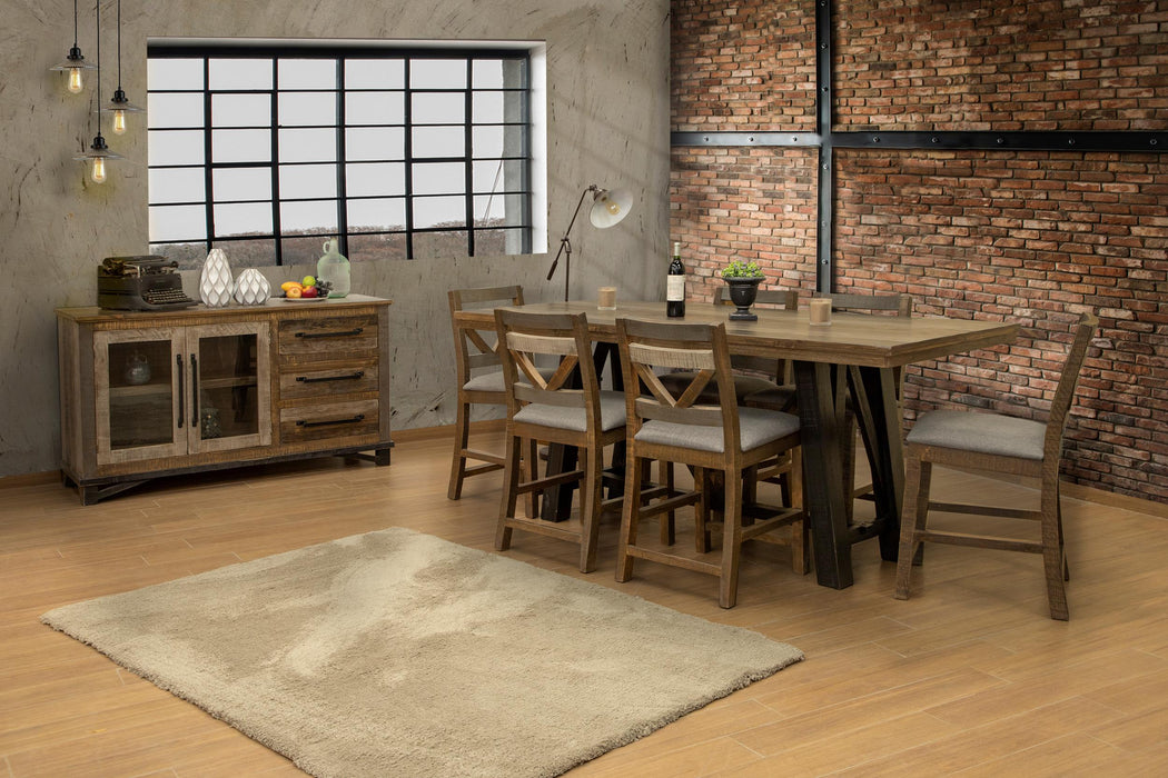 Loft Brown Counter Height Table - Ogle Furniture (TN)