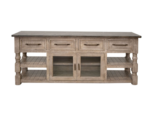 Natural Stone 4 Drawers 2 Doors, TV Stand 80" image