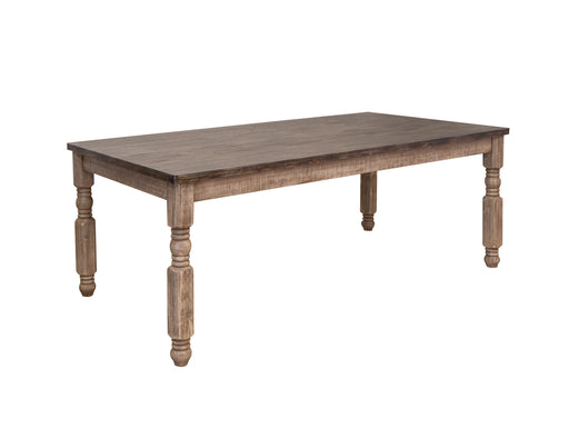Natural Stone Dining Table w/ Turned Legs image