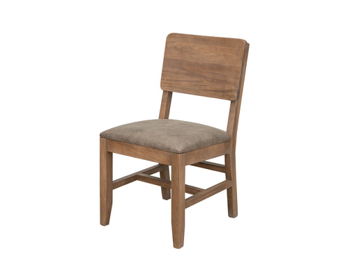 Natural Parota Solid wood chair with upholstered seat image