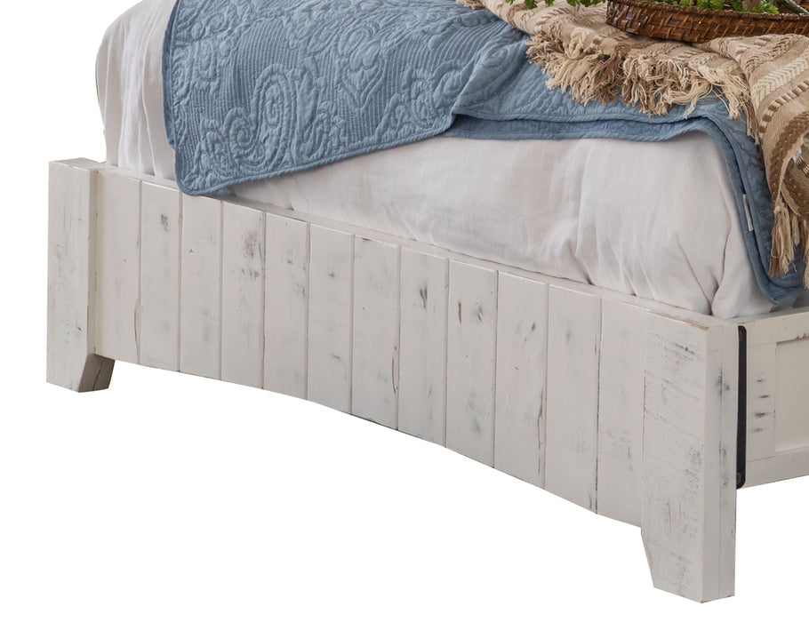 Pueblo White King Bed - Ogle Furniture (TN)