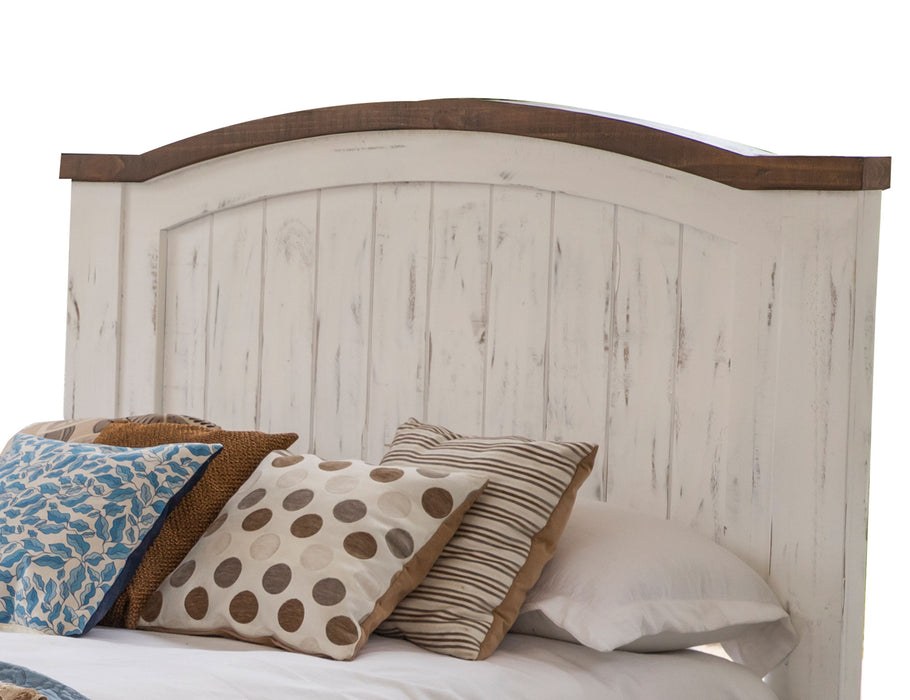 Pueblo White King Bed - Ogle Furniture (TN)
