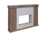 Natural Parota Electric Fireplace Console - Ogle Furniture (TN)