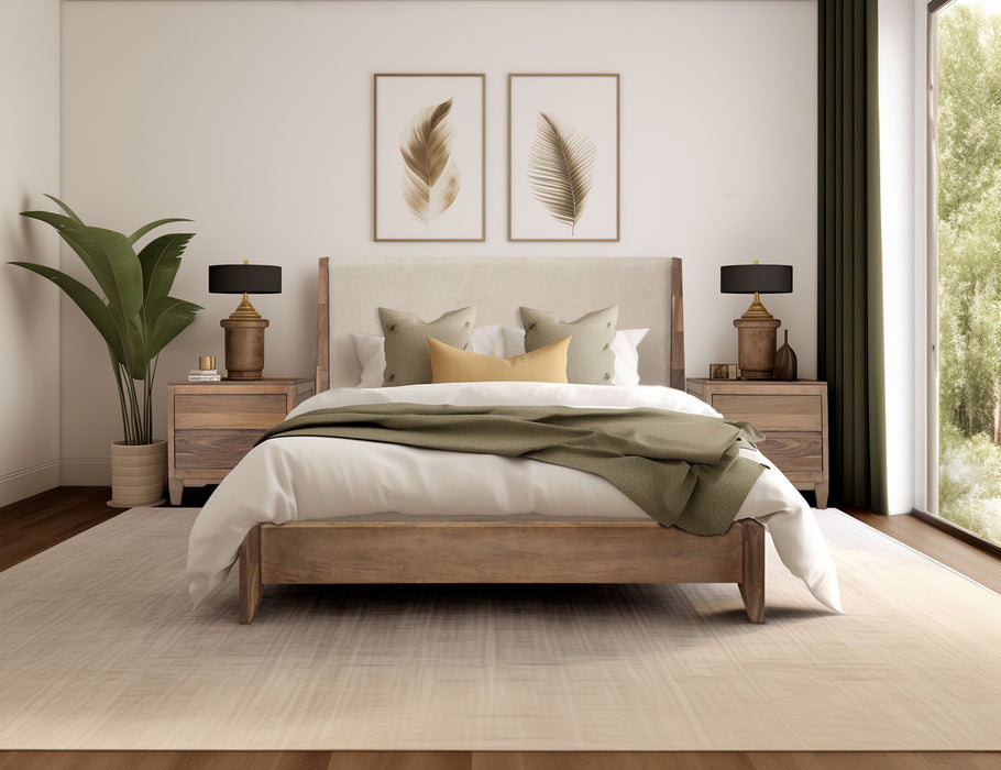 Parota Nova Upholstered King Bed - Ogle Furniture (TN)