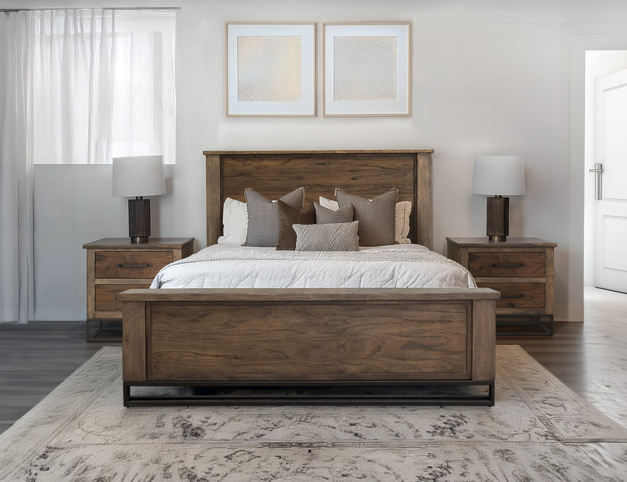 Natural Teca, King Bed - Ogle Furniture (TN)