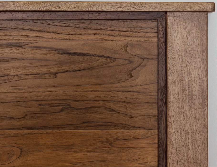Natural Teca, King Bed - Ogle Furniture (TN)