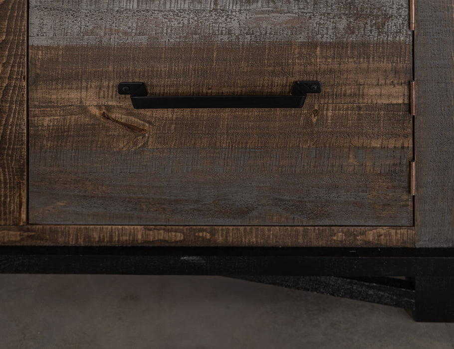 Loft Brown 70" Fireplace - Ogle Furniture (TN)