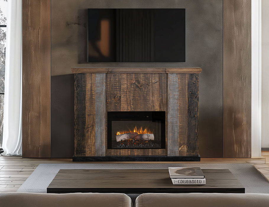 Loft Brown Matel Fireplace - Ogle Furniture (TN)