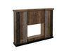 Loft Brown Matel Fireplace - Ogle Furniture (TN)