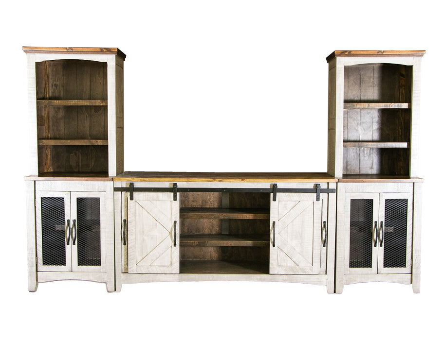 Pueblo White Wall-Unit - Ogle Furniture (TN)