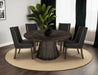 Black Balam, Round Dining Table - Ogle Furniture (TN)