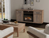 Natural Parota 70" Electric Fireplace - Ogle Furniture (TN)