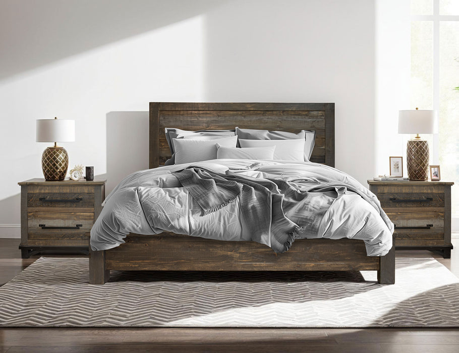 Loft Brown King Bed - Ogle Furniture (TN)