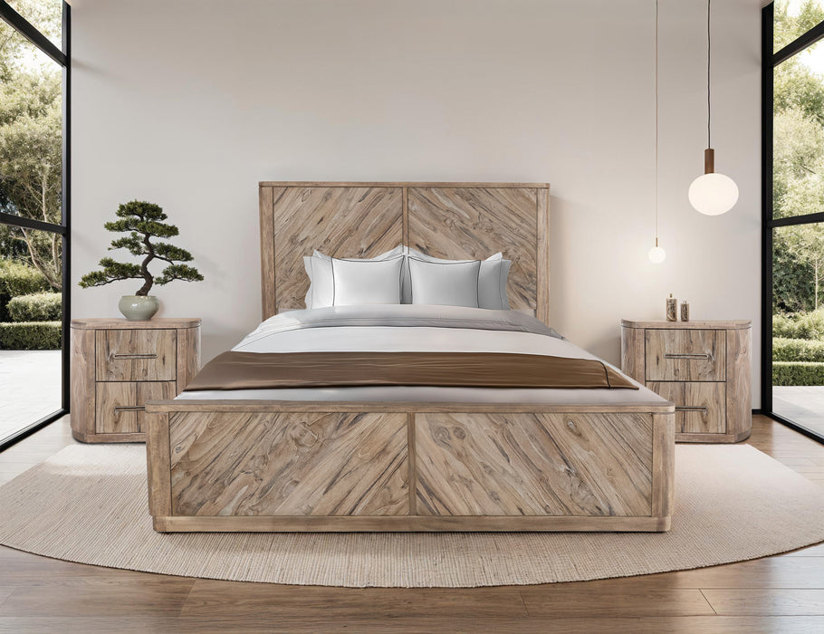 White Balam, King Bed - Ogle Furniture (TN)