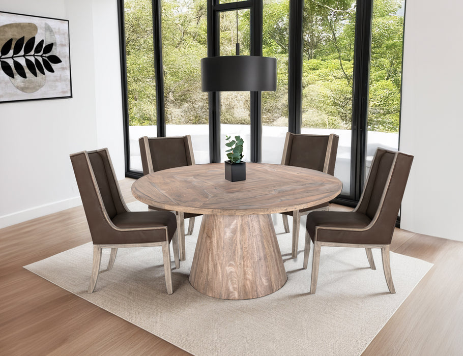 White Balam, Round Dining Table - Ogle Furniture (TN)