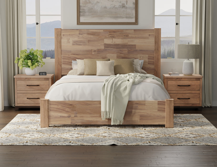 Natural Parota King Bed - Ogle Furniture (TN)
