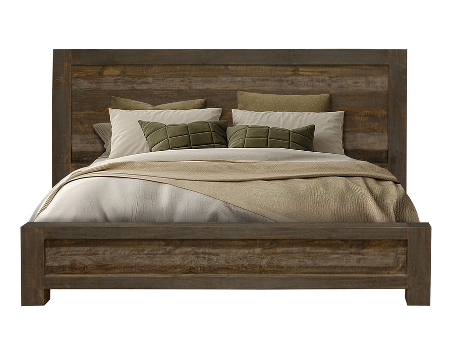 Loft Brown Low Profile Footboard King Bed - Ogle Furniture (TN)