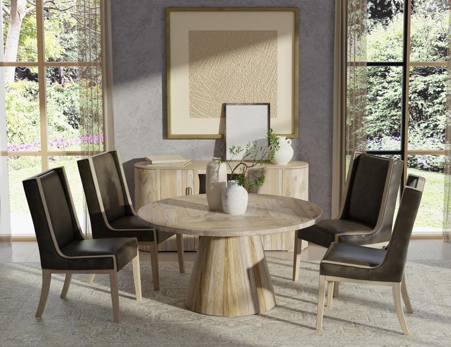 White Balam, Round Table 47" - Ogle Furniture (TN)