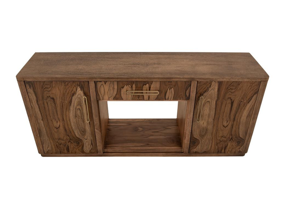 1 Drawer & 2 Door, TV Stand with Electric Fireplace Insert - Ogle Furniture (TN)