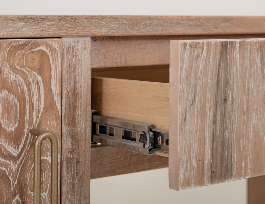 1 Drawer & 2 Door, TV Stand with Electric Fireplace Insert - Ogle Furniture (TN)