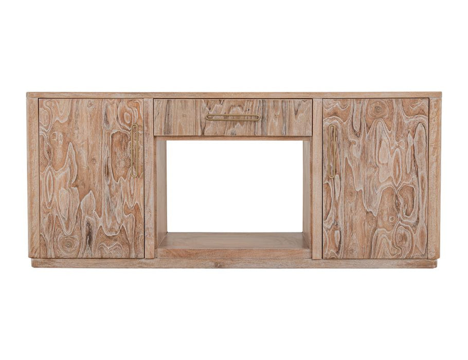 White Balam, Wall Unit with Electric Fireplace Insert - Ogle Furniture (TN)
