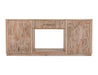 White Balam, Wall Unit with Electric Fireplace Insert - Ogle Furniture (TN)