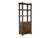 Black Balam Wall Unit, TV Stand 80" with Electric Fireplace Insert - Ogle Furniture (TN)