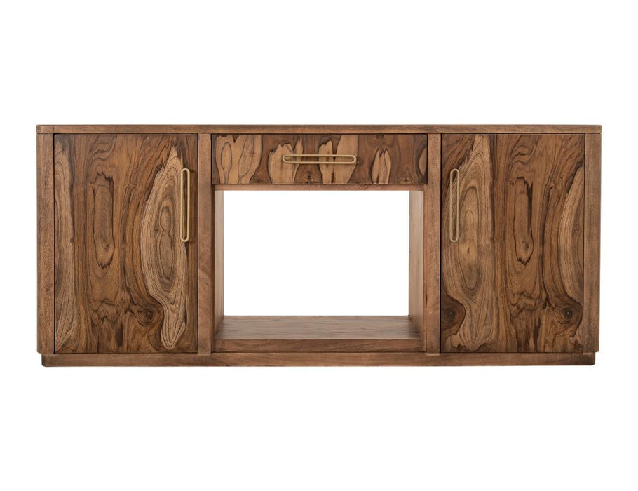 1 Drawer & 2 Door, TV Stand with Electric Fireplace Insert - Ogle Furniture (TN)