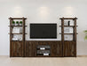 Black Balam Wall Unit with Electric Fireplace Insert - Ogle Furniture (TN)
