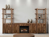 1 Drawer & 2 Door, TV Stand with Electric Fireplace Insert - Ogle Furniture (TN)