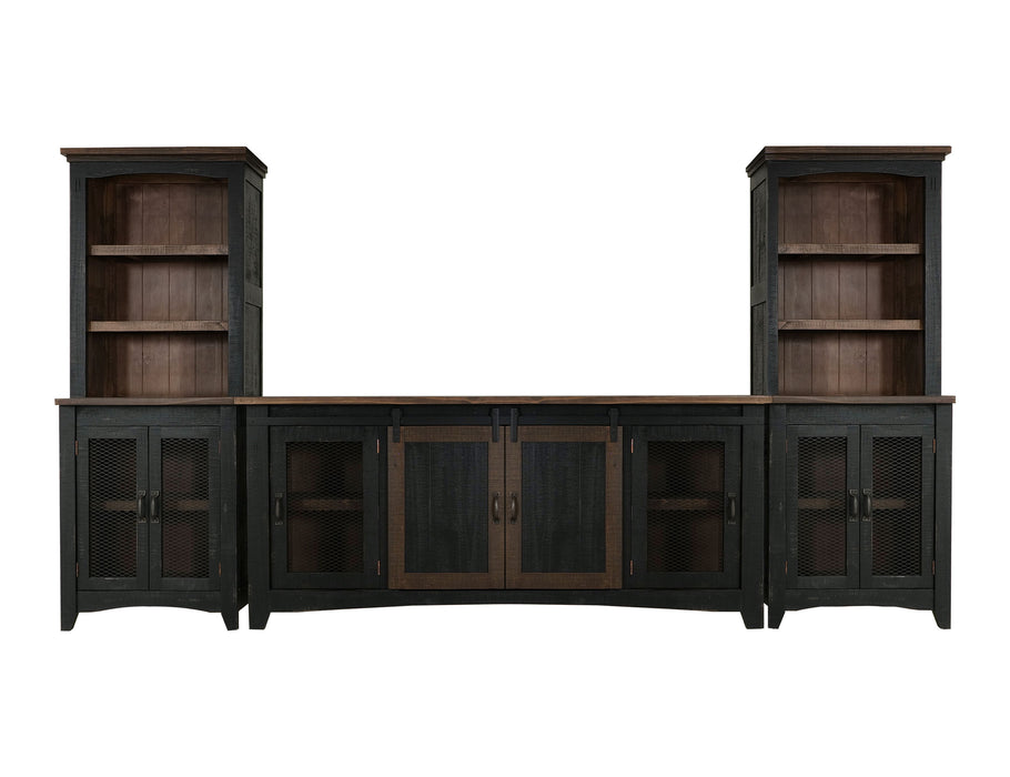 Pueblo Black Wall Unit - Ogle Furniture (TN)