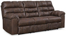 Derwin Reclining Sofa with Drop Down Table - Ogle Furniture (TN)