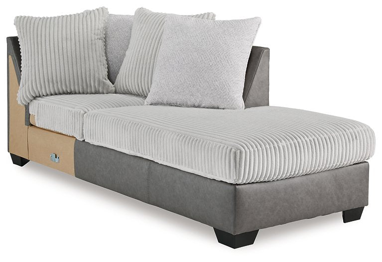 Clairette Court Sectional with Chaise - Ogle Furniture (TN)