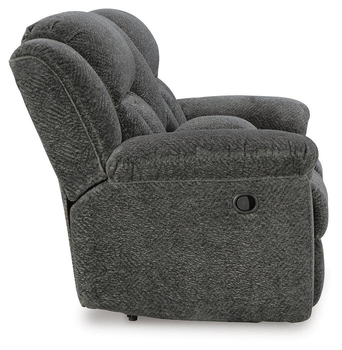 Frohn Reclining Loveseat with Console - Ogle Furniture (TN)