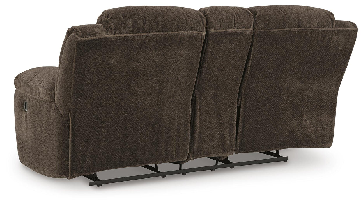Frohn Reclining Loveseat with Console - Ogle Furniture (TN)