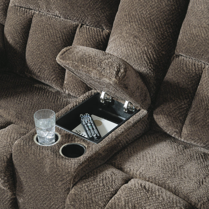 Frohn Reclining Loveseat with Console - Ogle Furniture (TN)