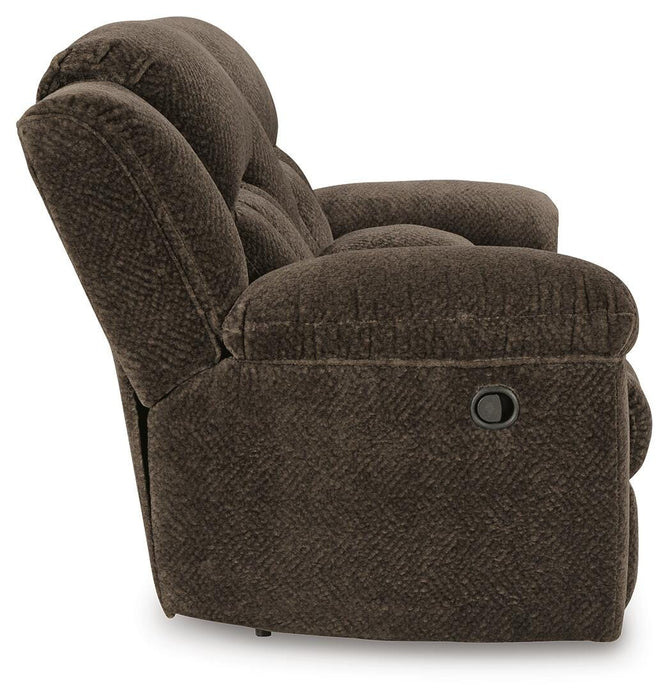 Frohn Reclining Loveseat with Console - Ogle Furniture (TN)