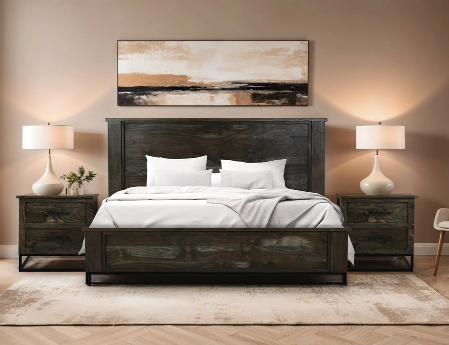 Dark Teak, King Bed