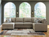 Newellen Sleeper Sectional with Chaise - Ogle Furniture (TN)