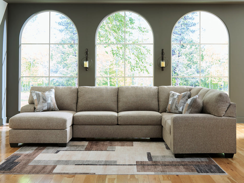 Newellen Sleeper Sectional with Chaise - Ogle Furniture (TN)