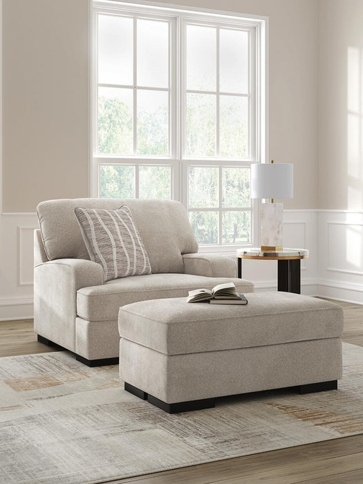 High Profile Chair & Ottoman Living Room Set - Ogle Furniture (TN)