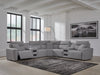 Modmax II Power Reclining Sectional with Audio Consoles - Ogle Furniture (TN)