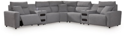 Modmax II Power Reclining Sectional with Audio Consoles - Ogle Furniture (TN)