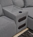 Modmax II Power Reclining Sectional with Audio Consoles - Ogle Furniture (TN)