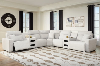 Modmax II Power Reclining Sectional with Audio Consoles - Ogle Furniture (TN)