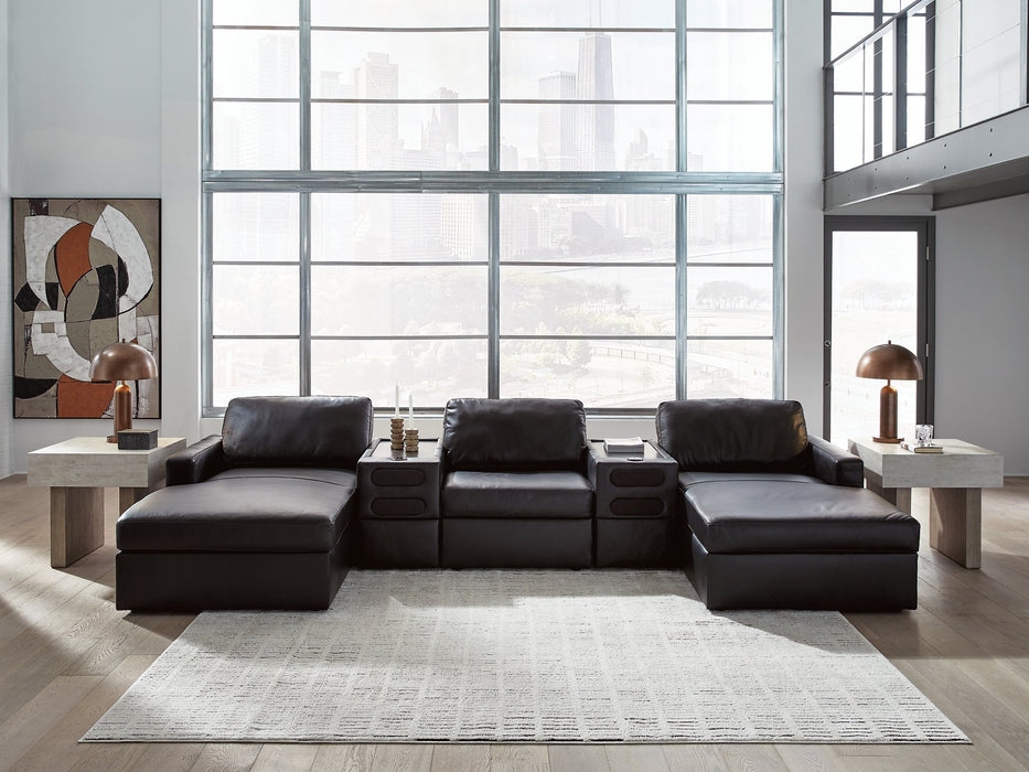 Modmax II Double Chaise Sectional with Audio Consoles - Ogle Furniture (TN)