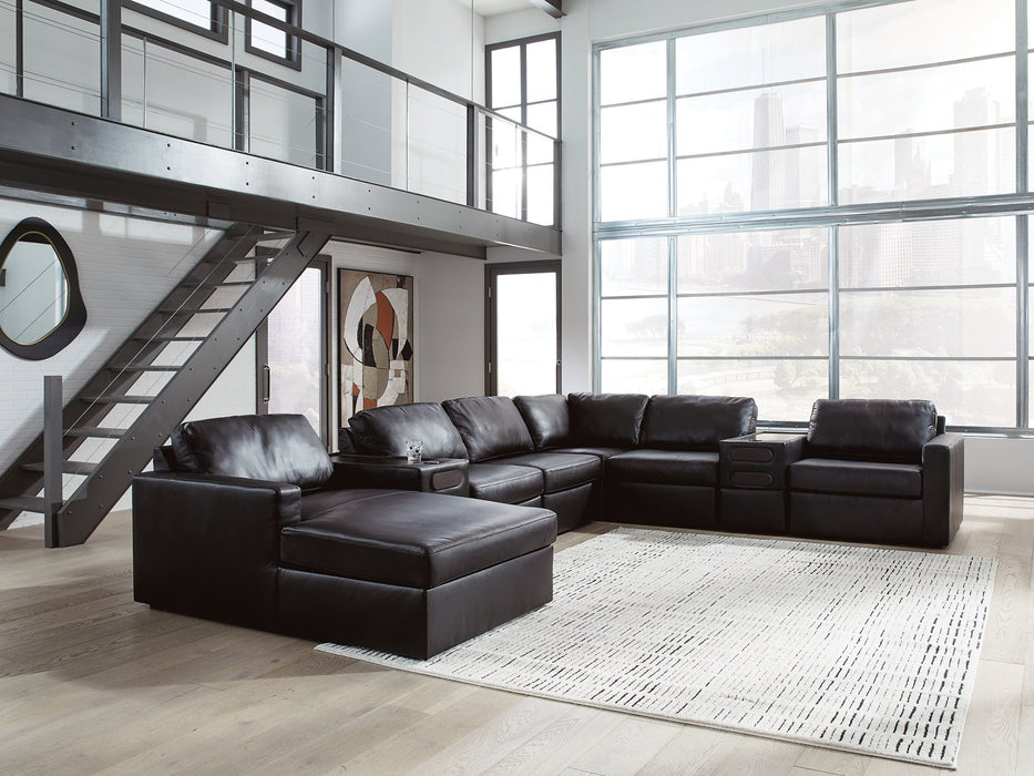 Modmax II Sectional with Chaise and Audio Consoles - Ogle Furniture (TN)