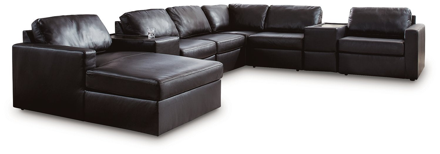 Modmax II Sectional with Chaise and Storage Consoles - Ogle Furniture (TN)