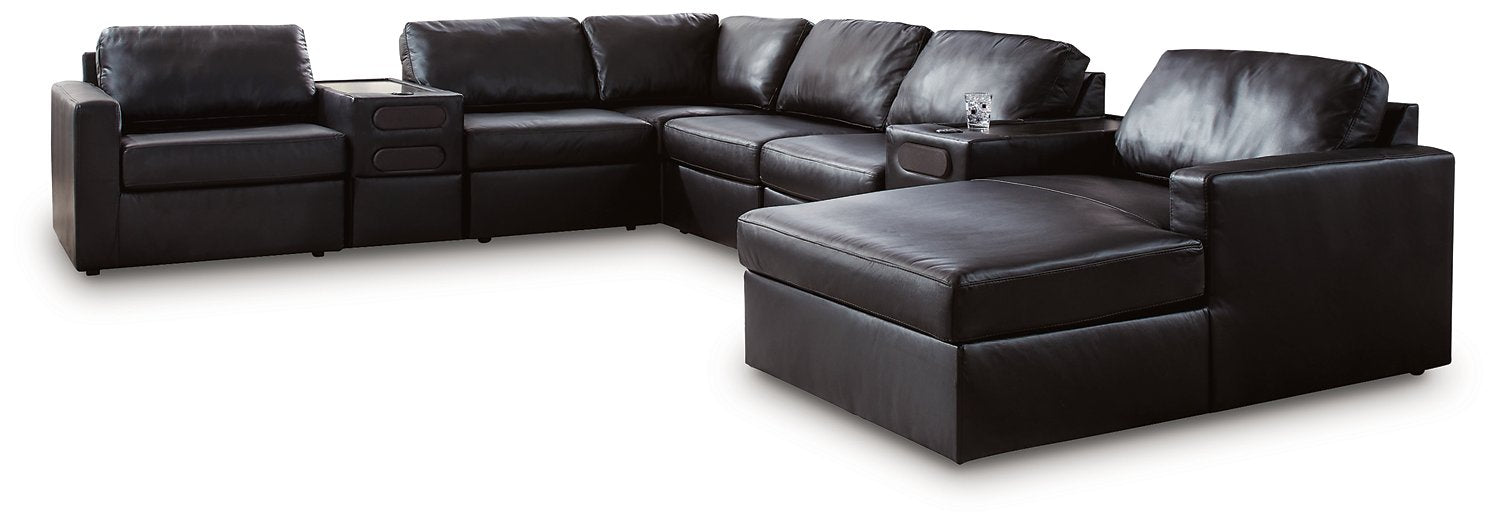 Modmax II Sectional with Chaise and Audio Consoles - Ogle Furniture (TN)